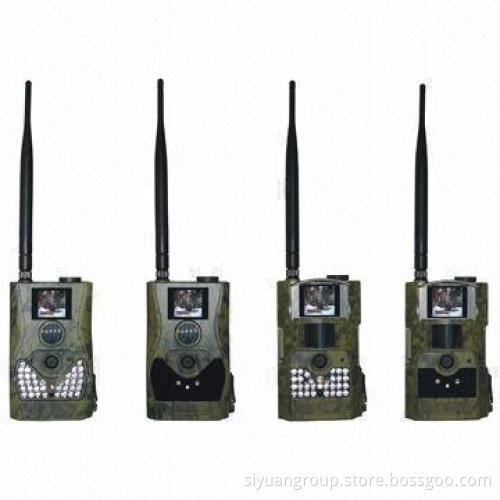 Invisible IR waterproof hunting camera with 1.5" color LCD, auto timer, auto sending picture by MMS